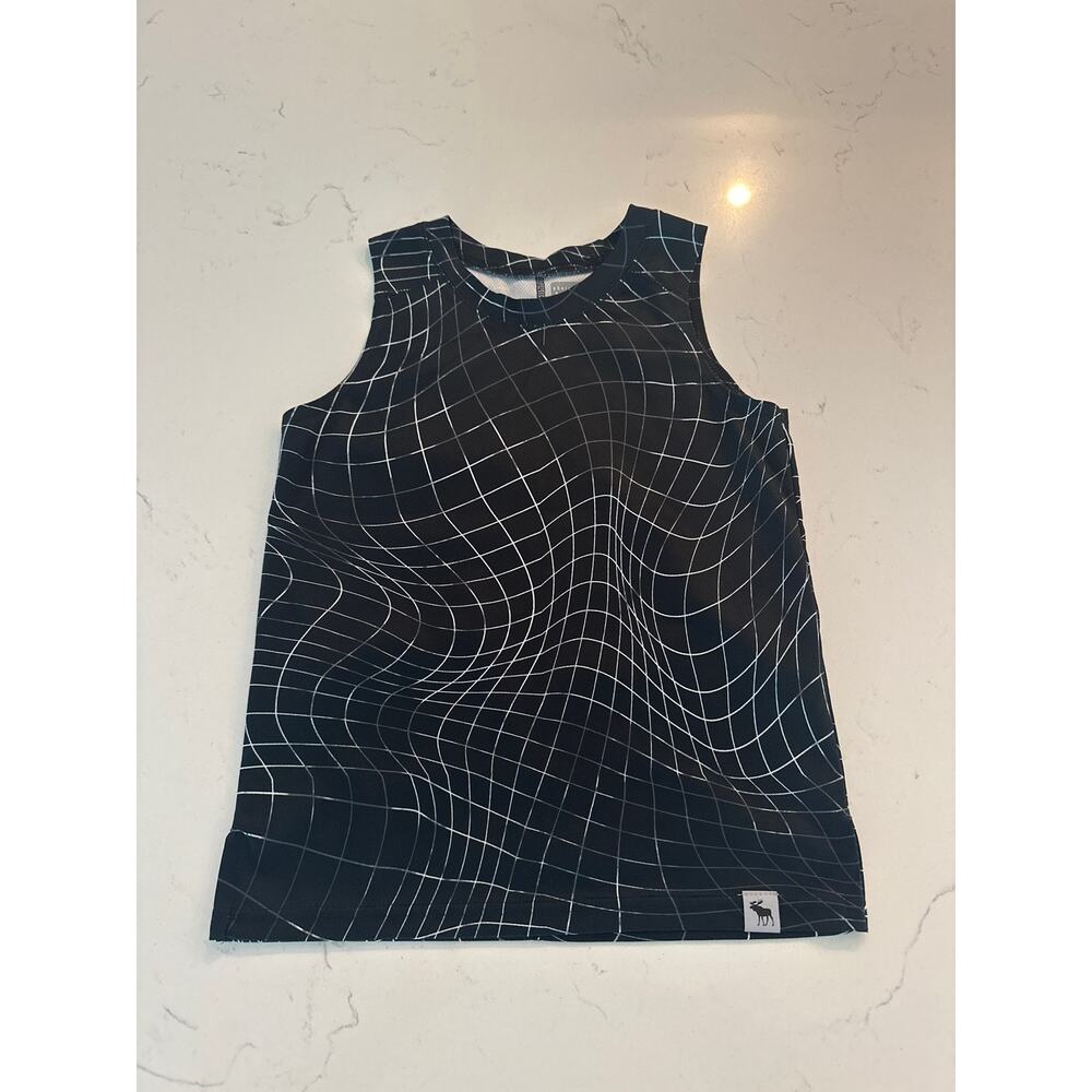 Abercrombie & Fitch Active Sleeveless Black Dri Fit Tank Top Size Youth 7/8